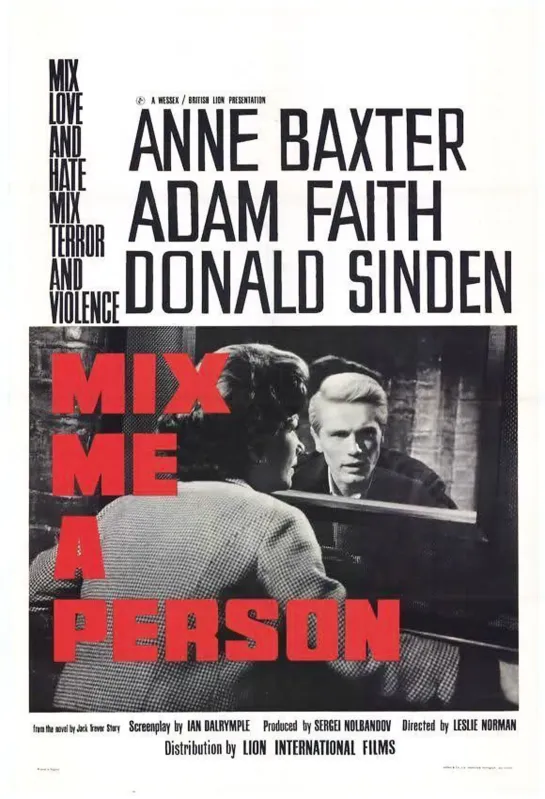 Mix Me a Person (1962) -1080p- Anne Baxter, Donald Sinden, Adam Faith