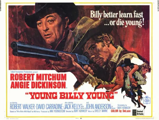 Young Billy Young (1969) -1080p- Robert Mitchum, Angie Dickinson, Robert Walker Jr., David Carradine