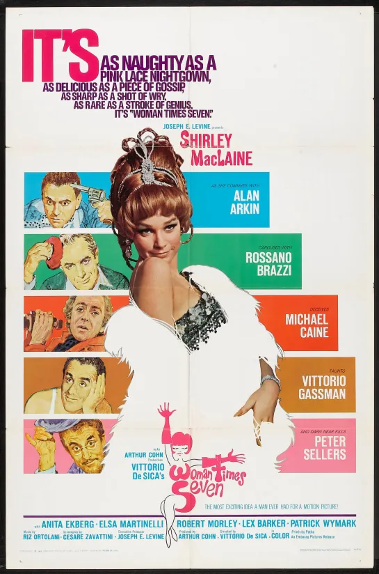 Woman Times Seven (1967) -1080p- Shirley MacLaine, Peter Sellers, Elspeth March, Rossano Brazzi