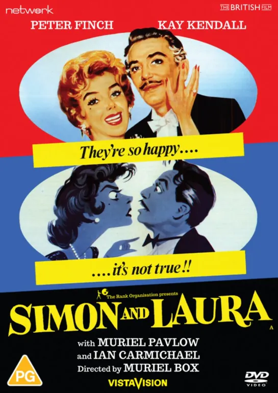 Simon and Laura (1955) -1080p- Peter Finch, Kay Kendall, Muriel Pavlow