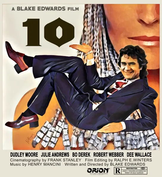 10 (1979) Dudley Moore, Julie Andrews, Robert Webber, Bo Derek