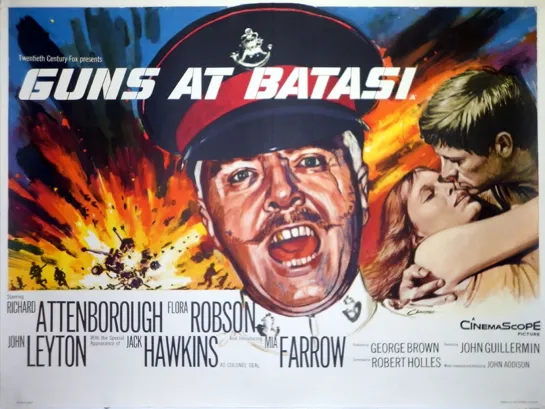 Guns at Batasi (1964) -1080p- Richard Attenborough, Jack Hawkins, Flora Robson, John Leyton, Mia Farrow