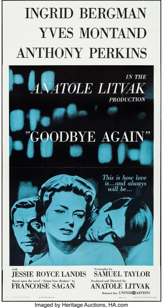 Goodbye Again (1961) -1080p- Ingrid Bergman, Anthony Perkins, Yves Montand