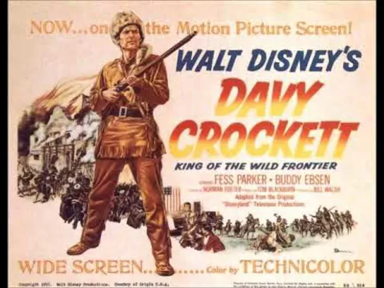 Davy Crockett King of the Wild Frontier (1955) -1080p- Fess Parker, Buddy Ebsen, Basil Ruysdael