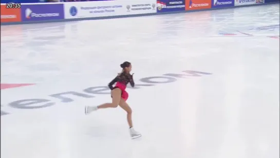 Алина Загитова - Alina Zagitova - アリーナ・ザギトワ - Russian Nationals 2019  Ladies - F_Full-HD_60fps