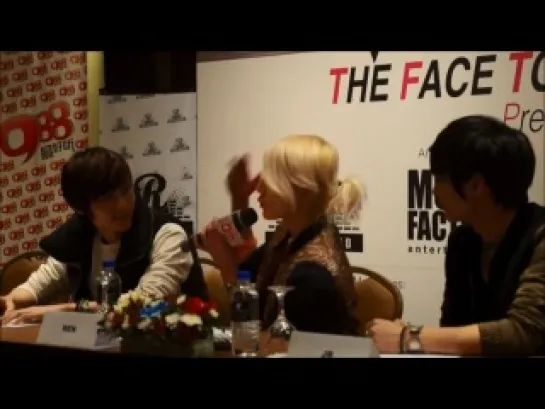 121214 NU'EST 'The Face to Face' Press Conf.Malaysia - REN Aegyo Buing Buing