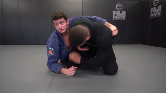 Caio Terra - 6 Underhook with the Lapel to the Back when opponent gets the knee out