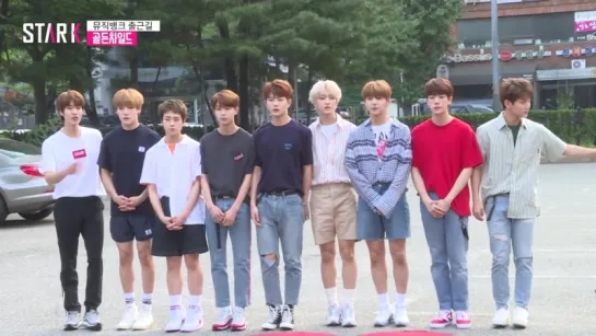 180727 Golden Child по пути на "Music Bank"