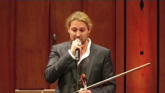 David Garrett rezitiert die Sonetten zu Vivaldis 4 Jahreszeiten, Bad Kissingen 29.06.14