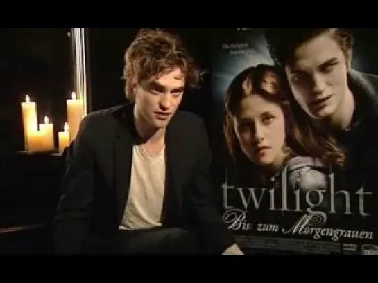 Twilight Interview ( Swiss TV ) '08 Robert Pattinson