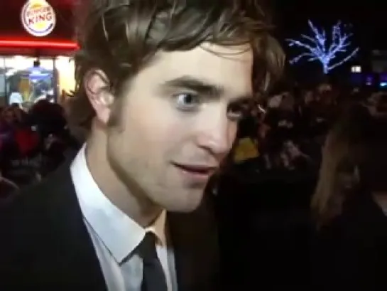 Rob Pattinson interview - Twilight UK Premiere