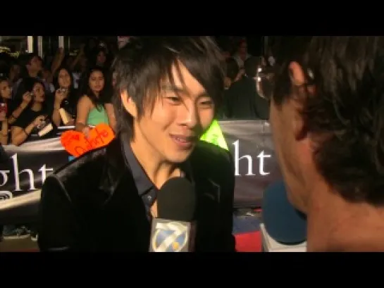 Justin Chon at the Twilight Premier