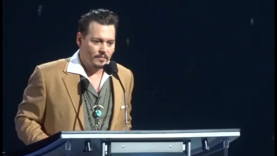 Johnny Depp surprise Disney Legend award - Speech at D23 Expo 2015