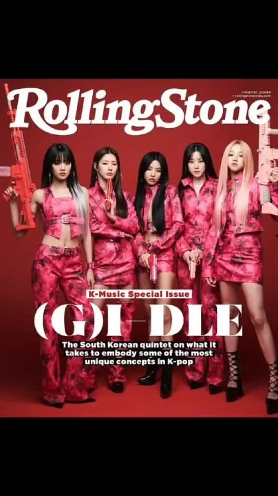 220525 (G)I-DLE - Rolling Stones India @ Magazine