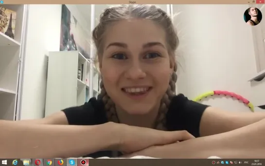 Развод в SKYPE. Алёна 20 лет. Сызрань