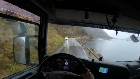 POV Driving Scania R580 - Hardangerfjord