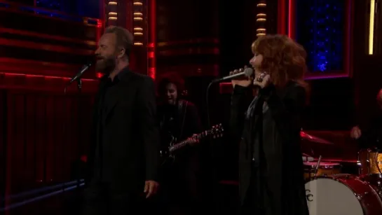 Sting and Mylène Farmer - Stolen Car. The Tonight Show Starring Jimmy Fallon