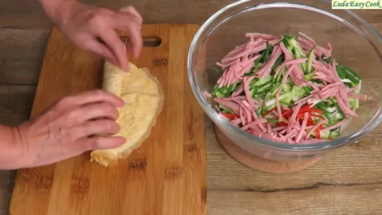 ВКУСНЫЙ ЯПОНСКИЙ САЛАТ «КИОТО» С ОБАЛДЕННОЙ ЛЕГКОЙ ЗАПРАВКОЙ _ Japanese salad NE