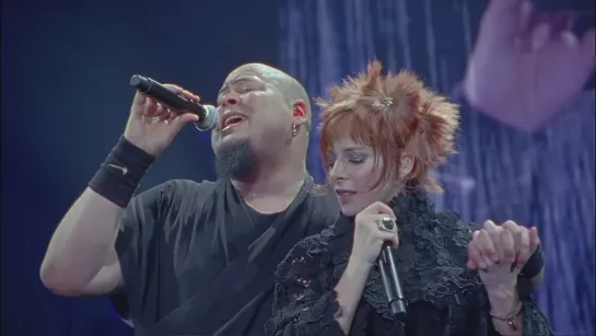 MYLENE FARMER feat. ABE LABORIEL JR. || Les Mots || Слова || avant que l'ombre... à bercy live || 2006