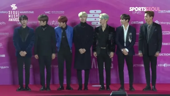 [VK][190115] MONSTA X Red Carpet @ 28th Seoul Music Awards