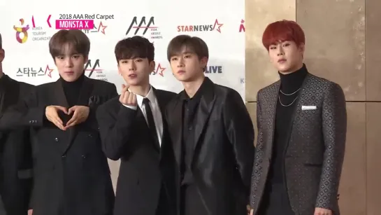 [VK][181128] MONSTA X Red Carpet @ Asia Artist Awards 2018