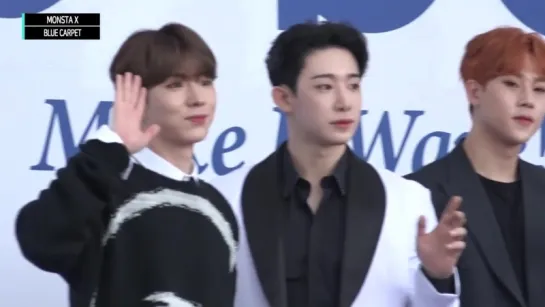 [VK][180830] MONSTA X Blue Carpet @ Soribada Best K Music Awards 2018