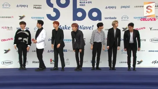 [VK][180830] MONSTA X Blue Carpet @ Soribada Best K Music Awards 2018