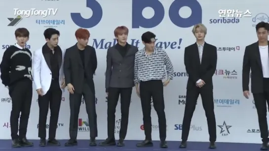 [VK][180830] MONSTA X Blue Carpet @ Soribada Best K Music Awards 2018