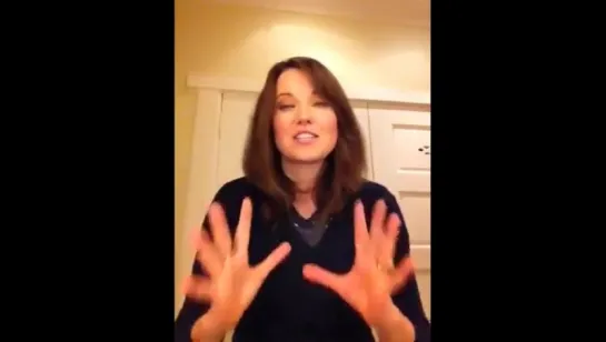 Lucy Lawless beautiful get well message