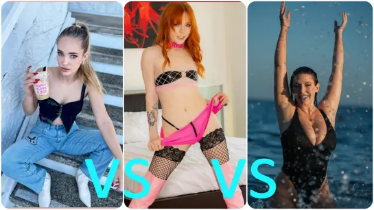 Athena Fleurs VS Madi Collins VS Angela White 🔞