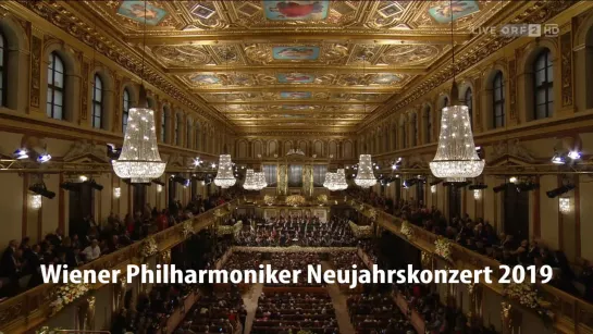 Wiener Philharmoniker Neujahrskonzert 2019. Новогодний концерт Венского филармонического оркестра 2019.

Оригинал: https://yadi.