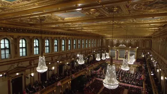 Новогодний концерт Венского филармонического оркестра Vienna Philharmonic New Years Concert 2018 Riccardo Muti Satellite Feed HD