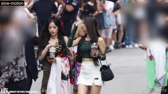 G_I_DLE full 여자아이들 전체 190628 4k BY 147Company 뮤뱅퇴근길 직캠 fancam