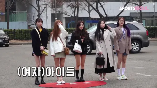 190315 (G)I-DLE - OTW to Music Bank @ Press