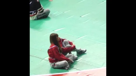 160118 Lovelyz на записи ISAC