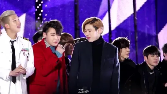 150101 MBC 가요대제전 지코 (_유권) 엔딩1 - 청팀이겨따