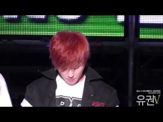 [FANCAM] 110903 블락비(Block B) - Interview - 유권(U-Kwon).ver