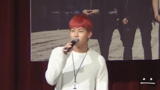 [FC|VK][11.10.2015] Monsta X Fansign Daejeon (Jooheon)