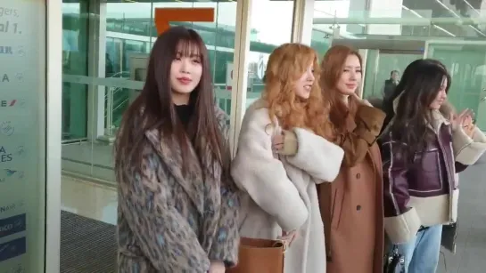 190208 (G)I-DLE - INC Airport to Japan @ Press