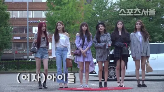 180907 (G)I-DLE OTW to Music Bank @ Fancam