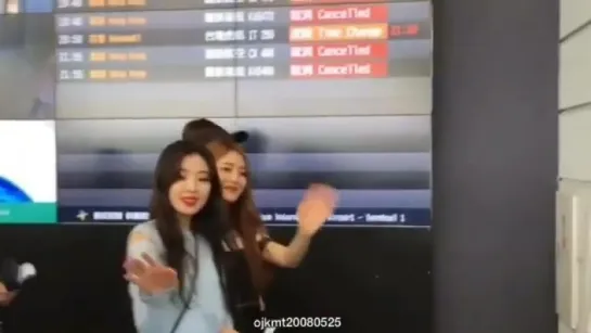 180704 (G)I-DLE @ Taiwan Airport