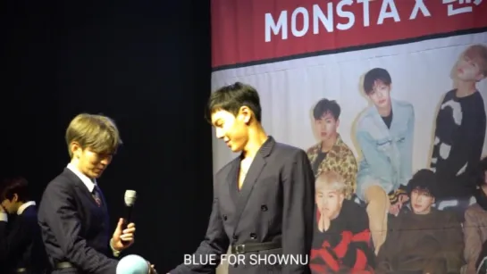 [Fancam][19.11.2017] fansing in Daejeon (Shownu)