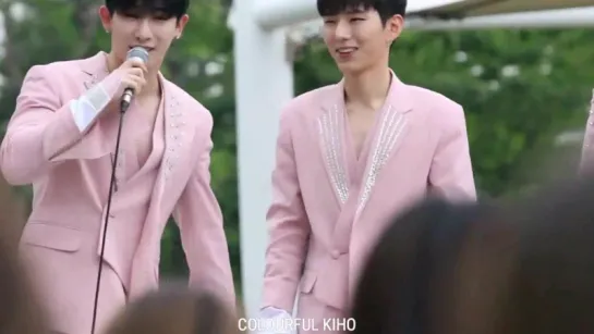 [Fancam][01.07.2017] Mini-fanmeeting Music Core (Wonho, Kihyun)