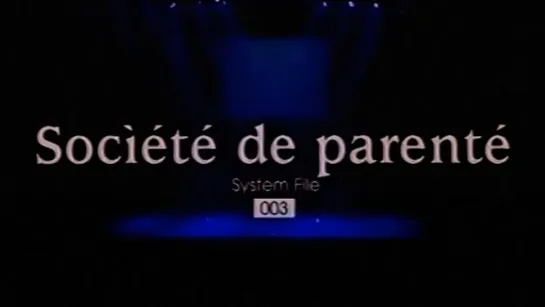 MALICE MIZER 'Société de Parenté ～新たなる血族との響宴～' (Full live show)  November 19, 2000 in Zepp Tokyo