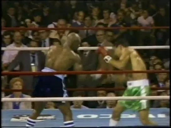 1984-10-19 Marvin Hagler vs Mustafa Hamsho II (WBC, WBA World & IBF Middleweight Titles)