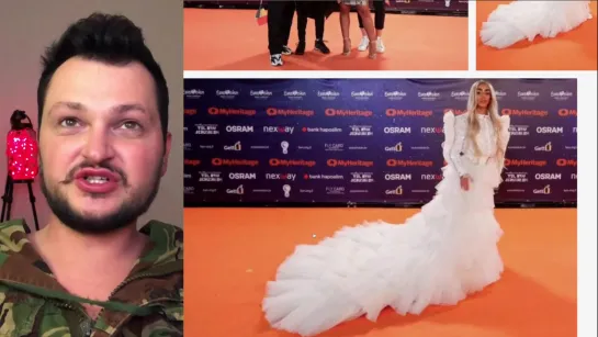 похититель ароматов оценивает Eurovision 2019 Orange Carpet