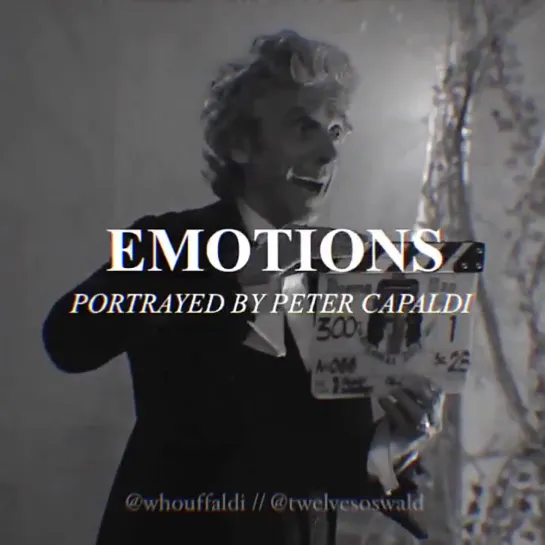 emotions portrayed by peter capaldi