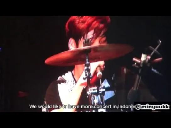 [Fancam] 131019 Bluemoon Jakarta - Minhyuk Speak Bahasa Indonesia