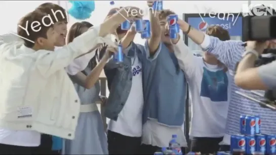 iKON - Pepsi CF behind the scene [рус. суб.]