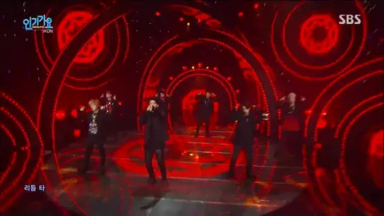 iKON - RHYTHM TA @ SBS [Inkigayo] 151025